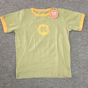 Life Is Good Kids Green and Yellow Short Sleeve Tee